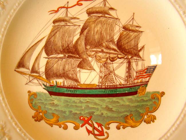 A beautiful set of eight 10 3/4" dinner plates in the Wellesley pattern by Wedgwood circa 1895 — image 3